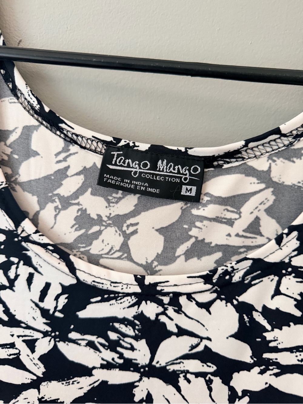 Vintage Tango mango dress floral abstract - Picture 3 of 4